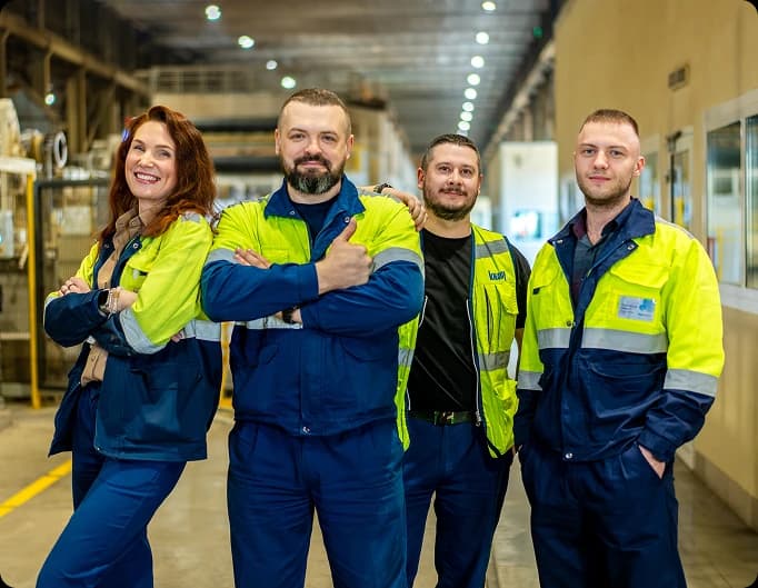 Команда KNAUF PETROBOARD на производстве